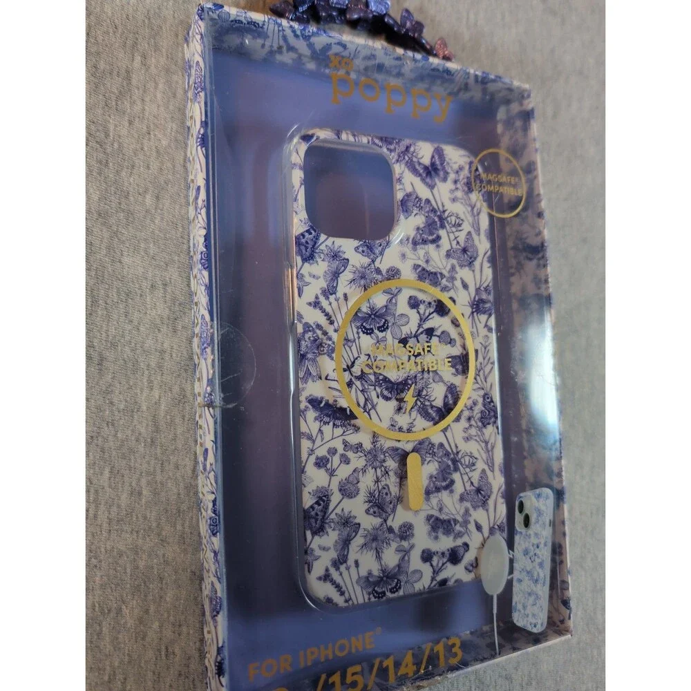 XO Poppy Mag Safe Compatible iPhone 16e/15/14/13 Phone Case